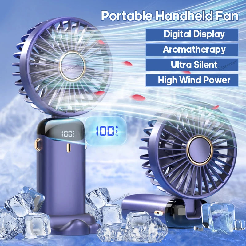 USB Handheld Mini Fan Foldable Portable