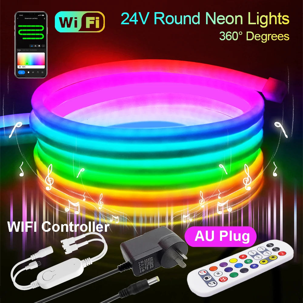 360 Round Neon LED Strip
