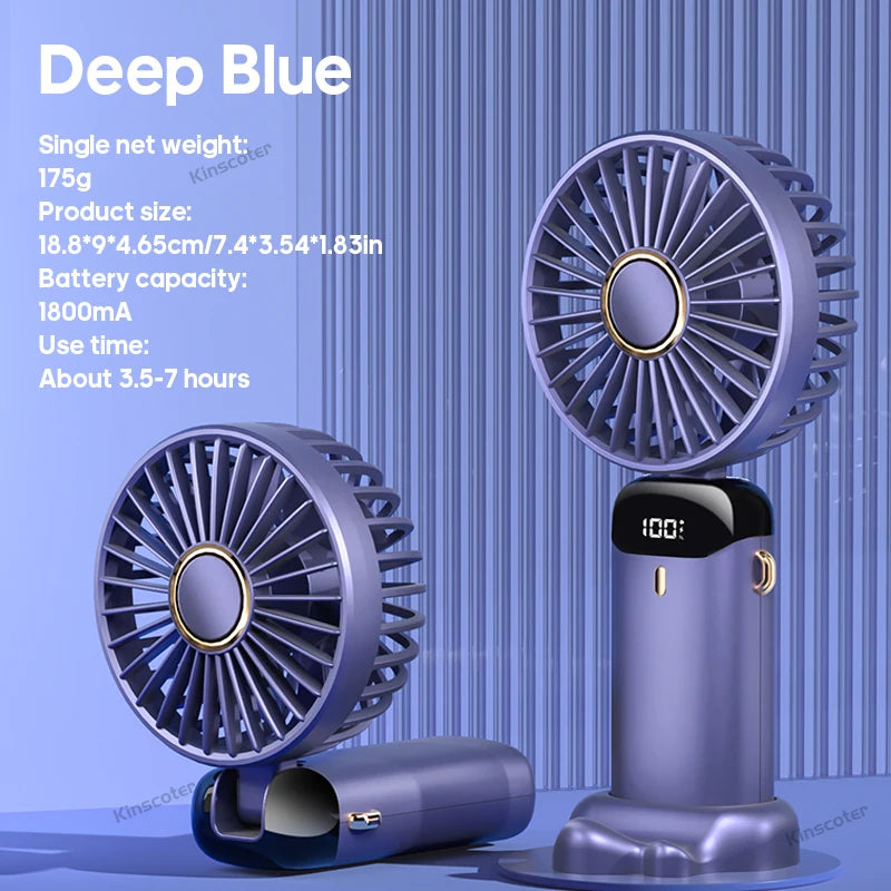 USB Handheld Mini Fan Foldable Portable