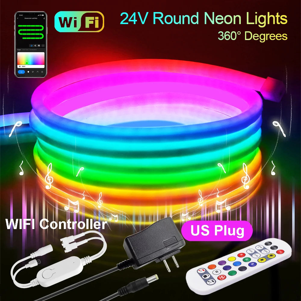 360 Round Neon LED Strip