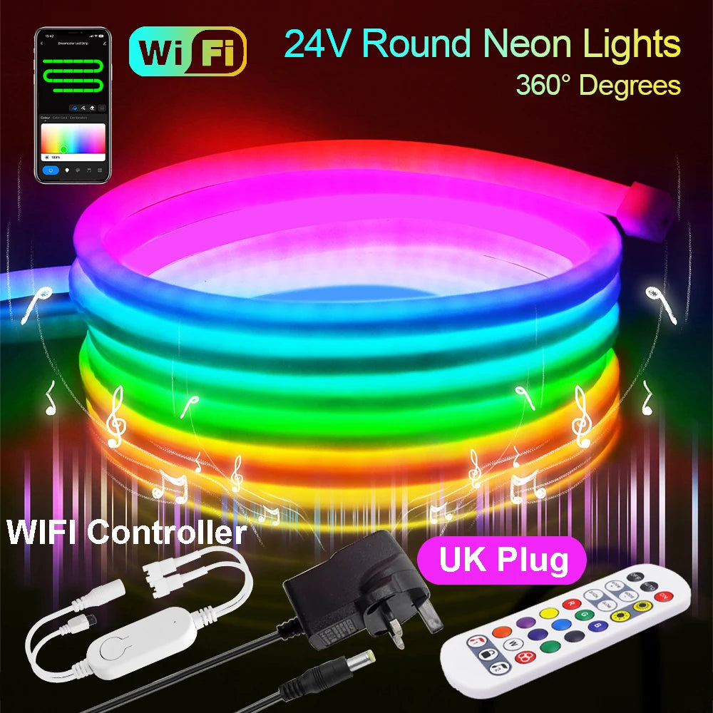 360 Round Neon LED Strip