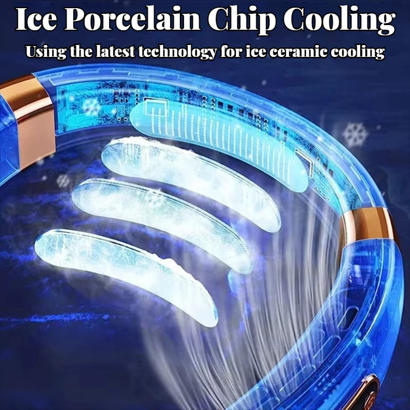 Ice‑Cooling Neck Fan