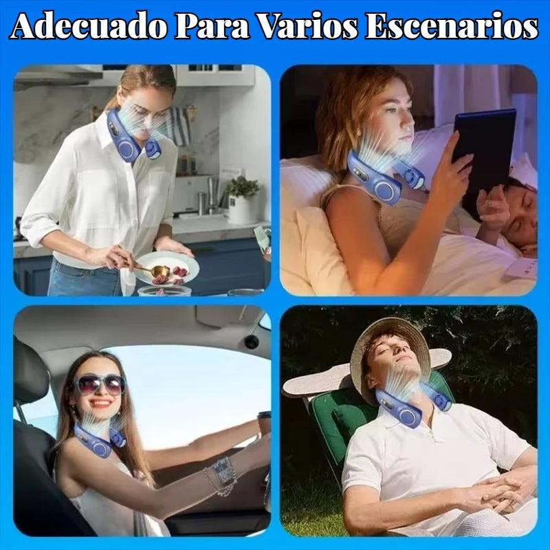 Ice‑Cooling Neck Fan