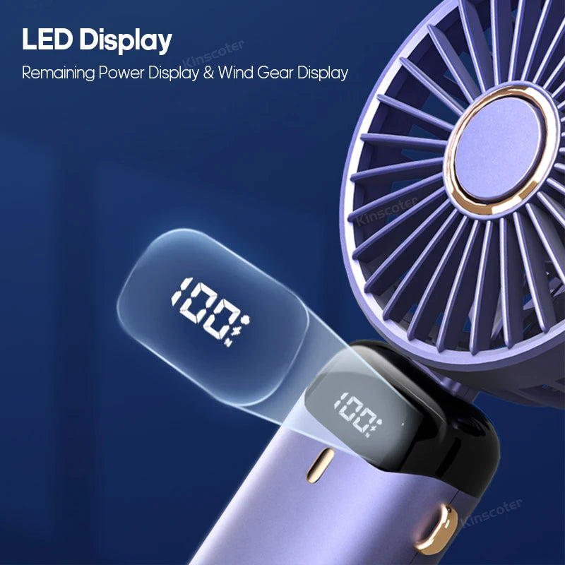 USB Handheld Mini Fan Foldable Portable