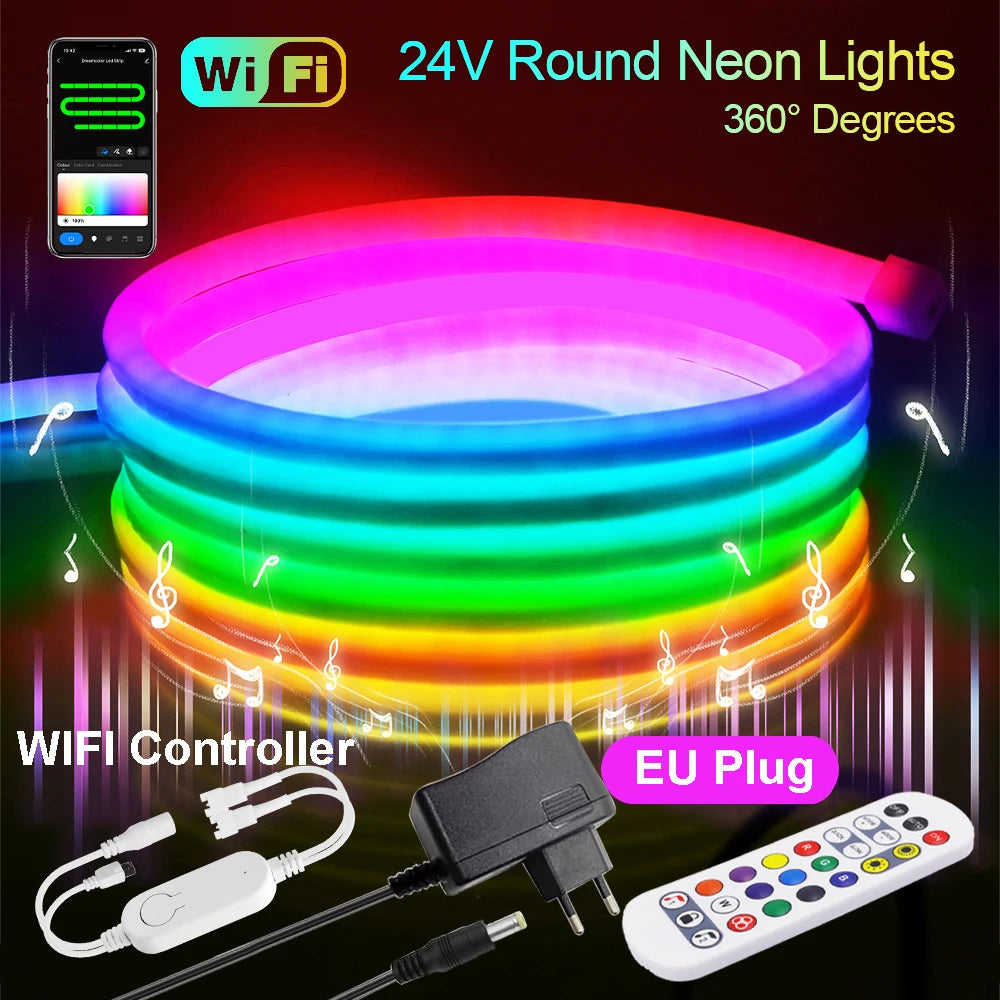 360 Round Neon LED Strip